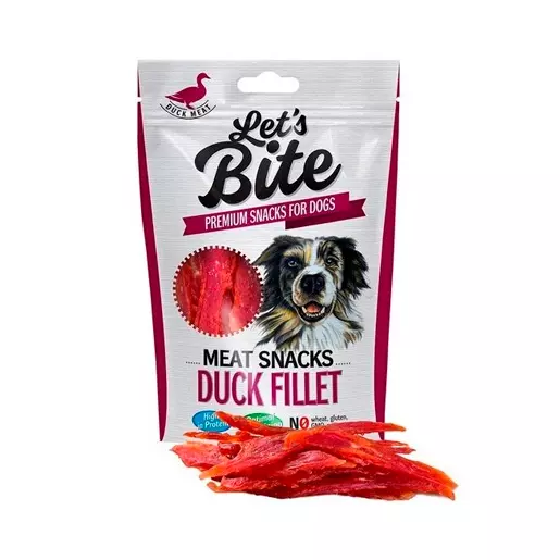 Brit – Let’s Bite Meat Snacks Duck Fillet 80 gr