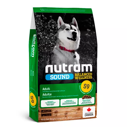 S9 Nutram Sound Lamb Adult Dog