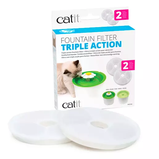 Cat It Filtro Fuente Agua 2 Pack