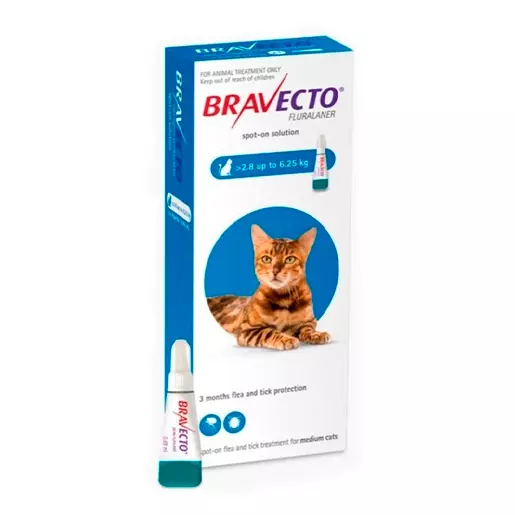 Antipulgas Bravecto Para Gatos Menos De 6.25 Kg