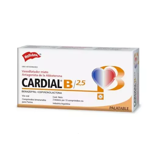 Cardial B 2.5 Mg X 20 Comp.