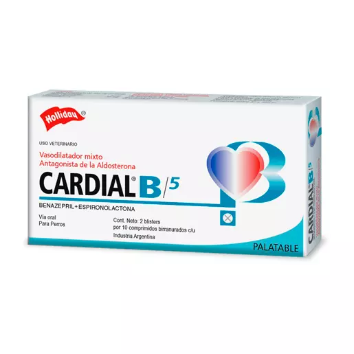 Cardial B 5 Mg X 20 Comp.