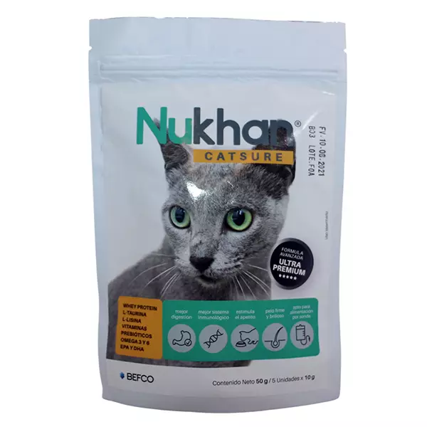 Suplemento alimenticio Nukhan Catsure Sachet