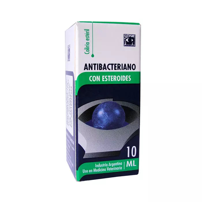 Antibacteriano con esteroides Love