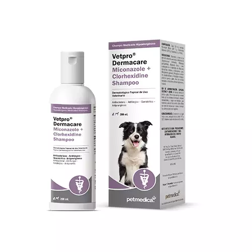 Vetpro Dermacare Miconazole+Clorhexidine Shampoo