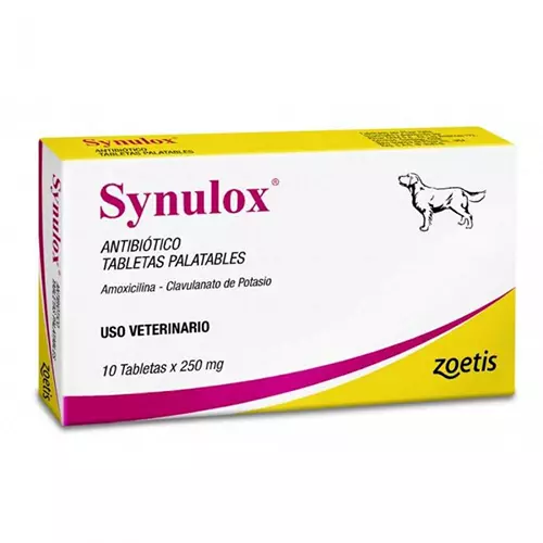 Synulox Antibiotico x 250 mg x Caja