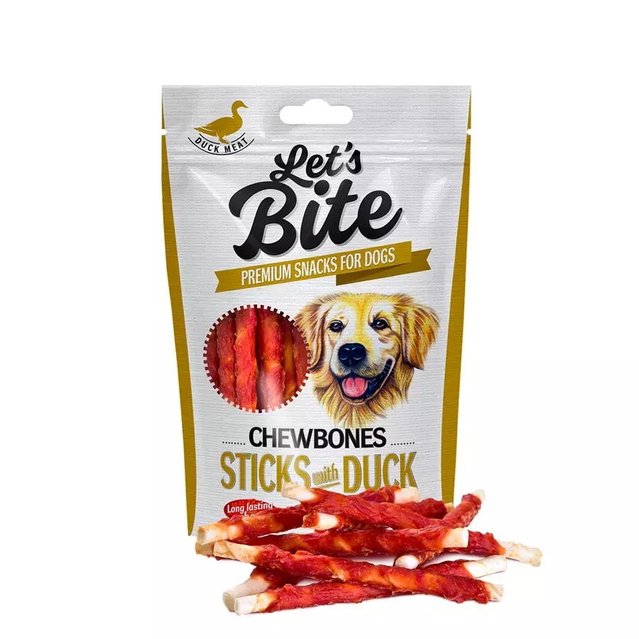 Brit – Let’s Bite Snacks Chewbones Stick with Duck