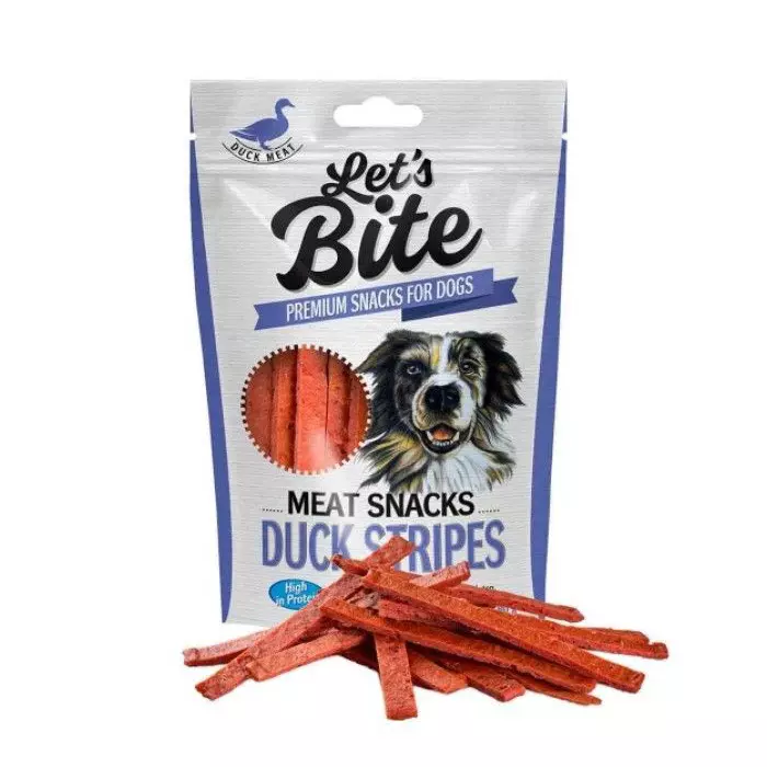 Let’s Bite Meat Snacks - Duck Stripes