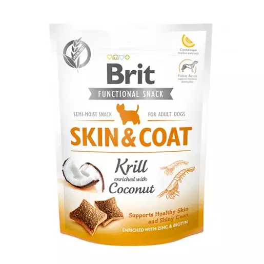 Brit Care Dog Functional Snack Skin & Coat Krill