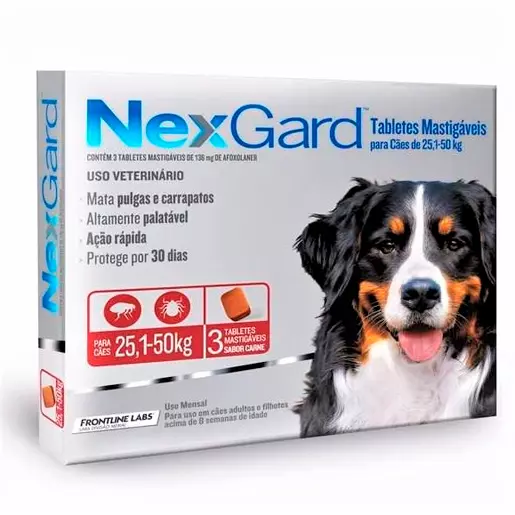 Nexgard 136mg / 25.1 a 50kg