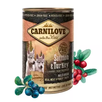 Carnilove GRAIN FREE Salmon & Turkey Puppy (Salmón y Pavo)