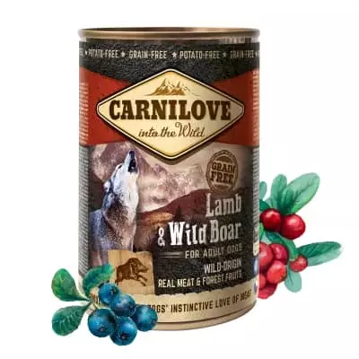 Carnilove GRAIN FREE Lamb & Wild Boar (Cordero y Jabalí)