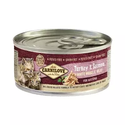 Carnilove GRAIN FREE Turkey & Salmon Kitten (Pavo y Salmón)