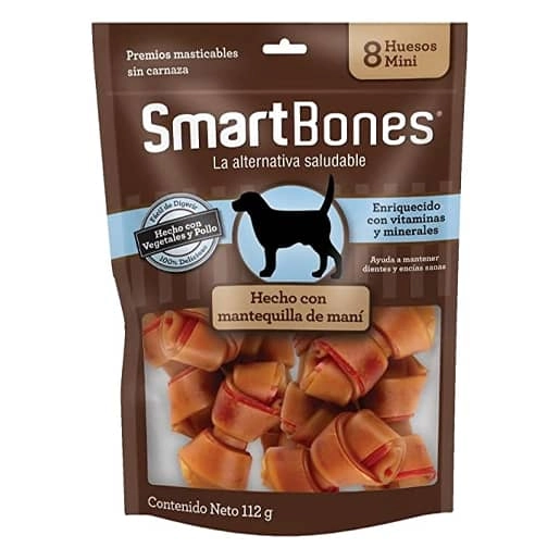 SmartBones de Crema de Cacahuate Razas Mini 