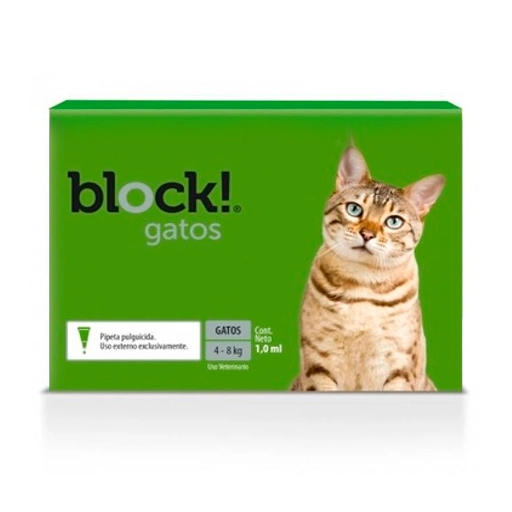 Pipeta Block Gatos de 4 a 8kg