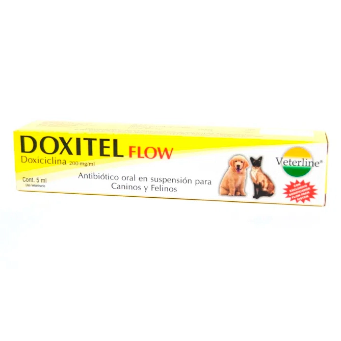 DOXITEL FLOW 200mg Doxiciclina en Jarabe