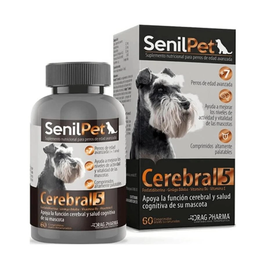 SenilPet Cerebral 5 Suplemento para perros senior