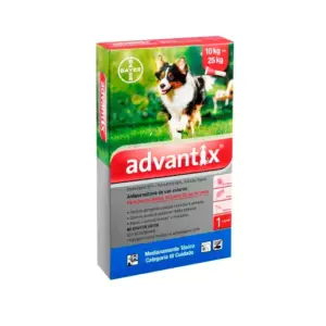 Pipeta antipulgas Advantix 2.5ml (10 a 25kg)