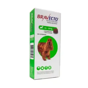 Bravecto tableta antipulga para perros 10 Kg - 20 Kg