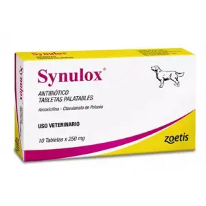 Synulox Antibiotico x 250 mg x Caja